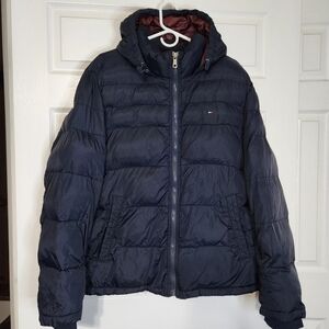 Tommy Hilfiger Navy Mens Puffer Jacket
